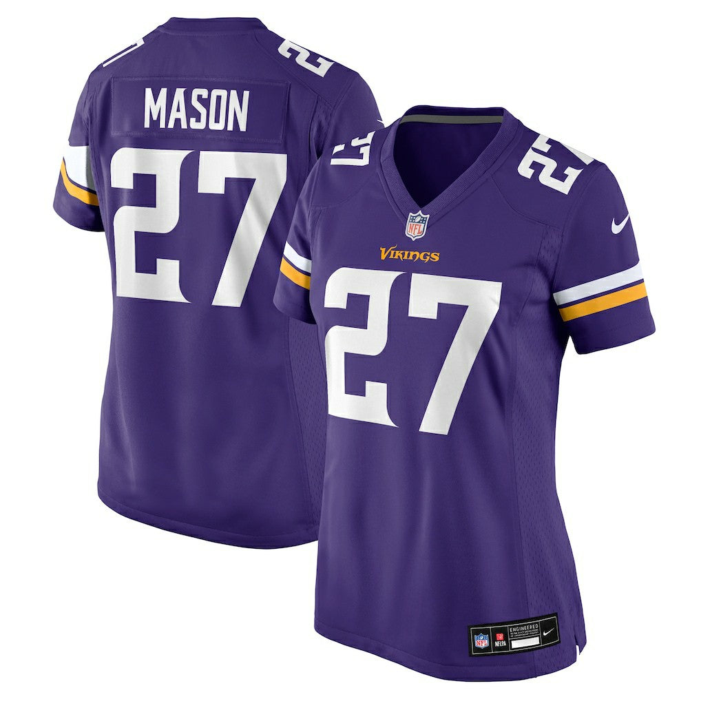 Jordan Mason Minnesota Vikings Women's Team Game Jersey - Purple - Nike