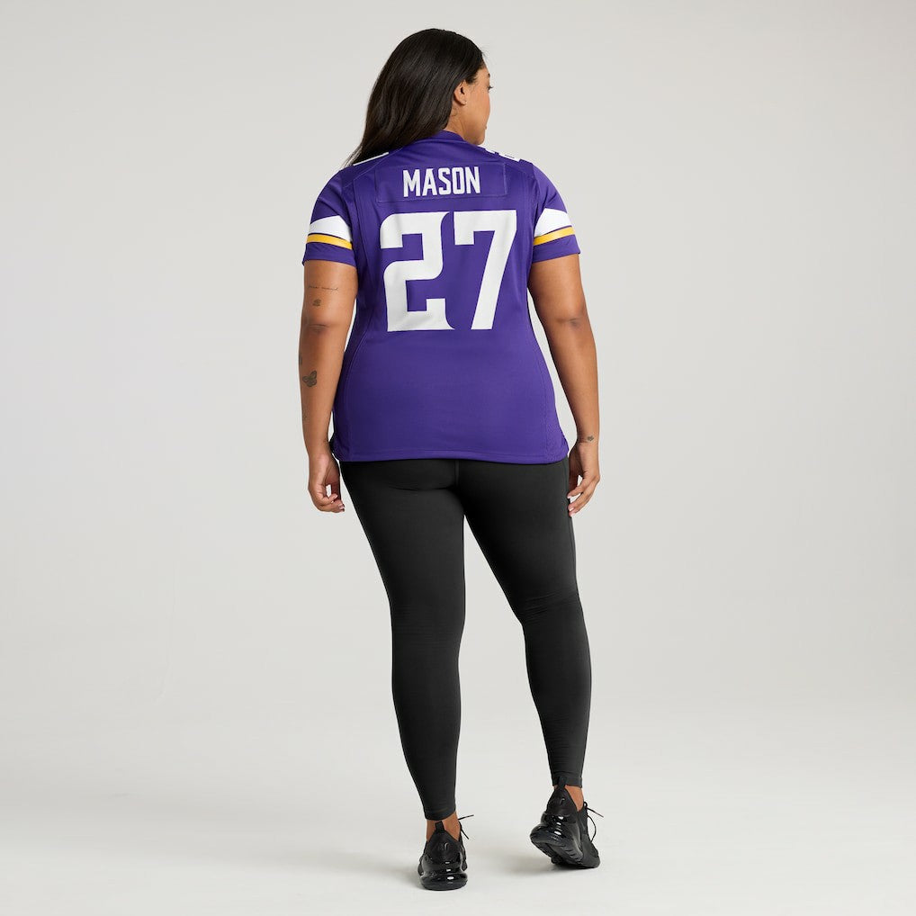 Jordan Mason Minnesota Vikings Women's Team Game Jersey - Purple - Nike