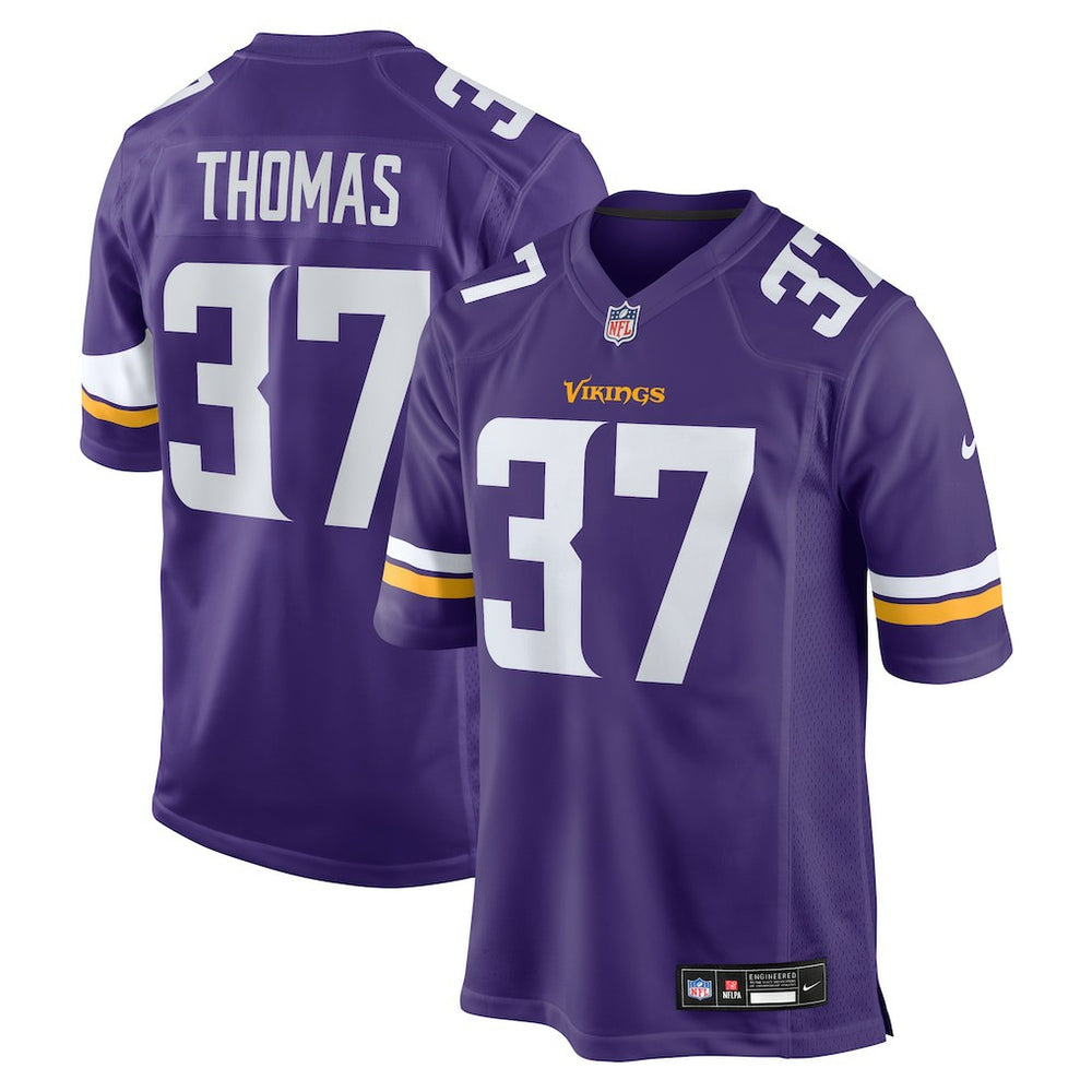 Tavierre Thomas Minnesota Vikings Team Game Jersey - Purple - Nike