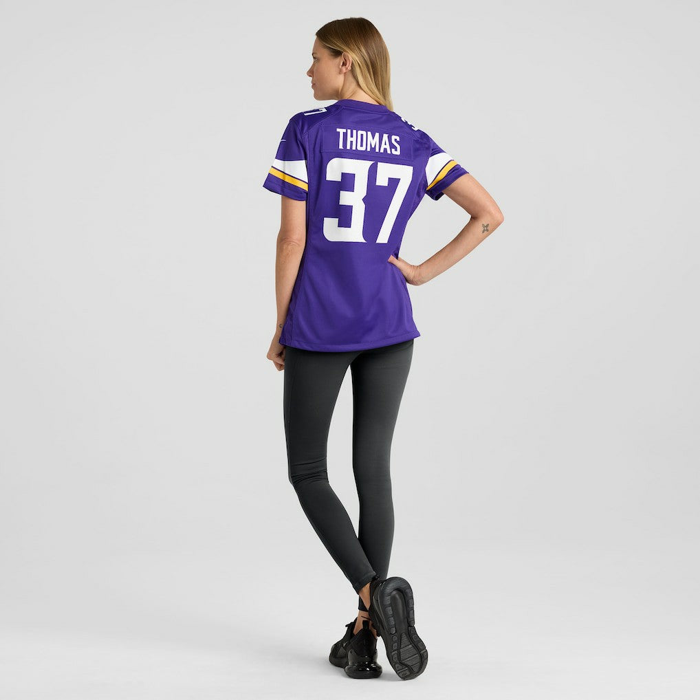 Tavierre Thomas Minnesota Vikings Women's Team Game Jersey - Purple - Nike