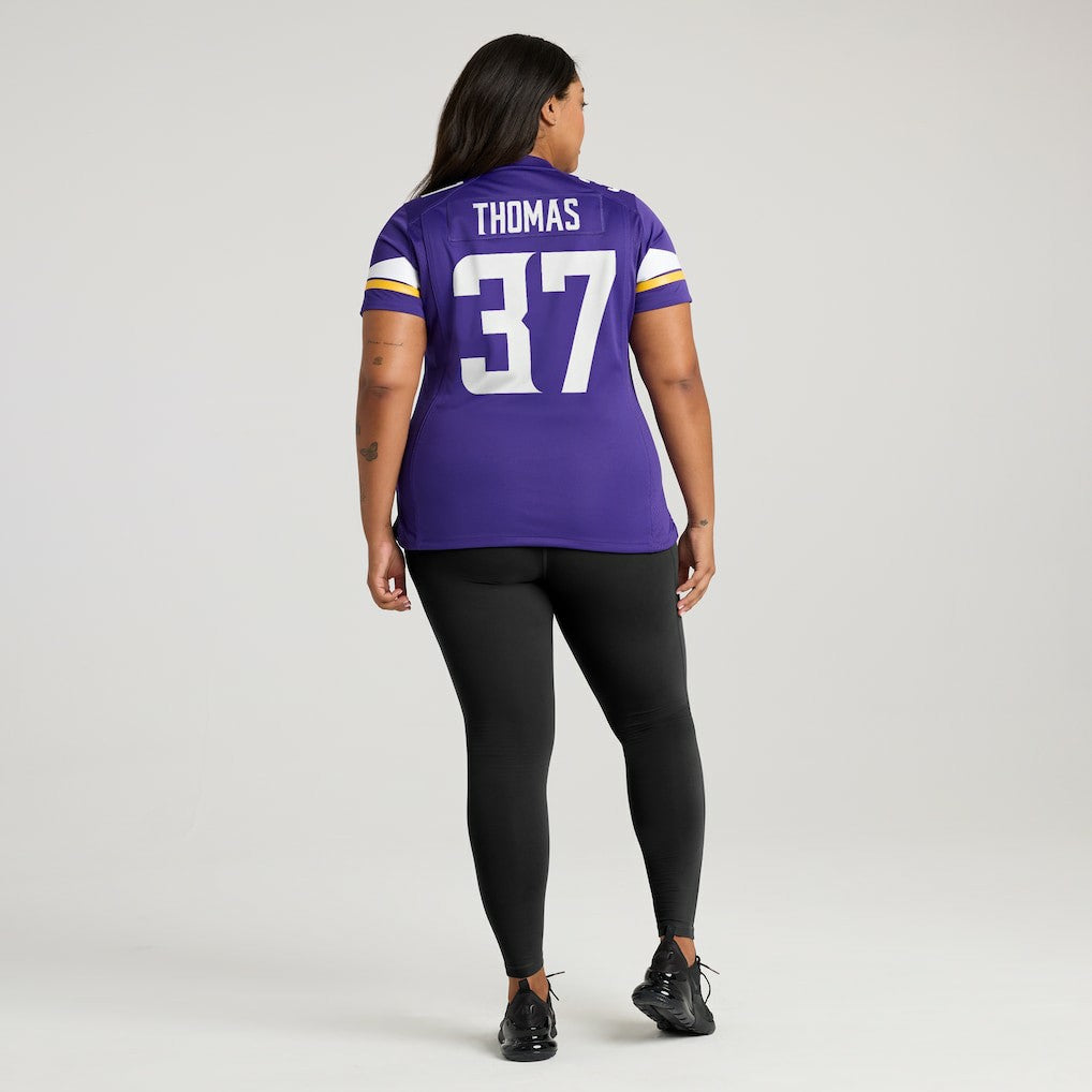 Tavierre Thomas Minnesota Vikings Women's Team Game Jersey - Purple - Nike