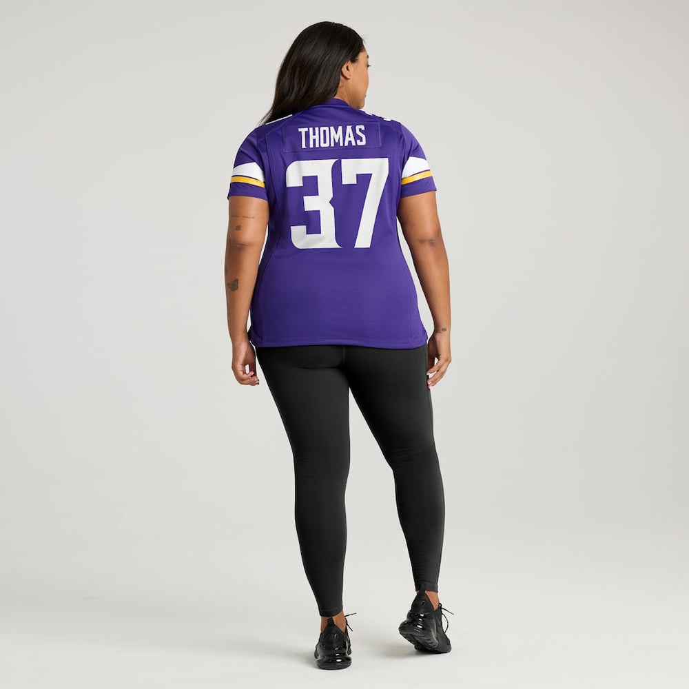 Tavierre Thomas Minnesota Vikings Women's Team Game Jersey - Purple - Nike