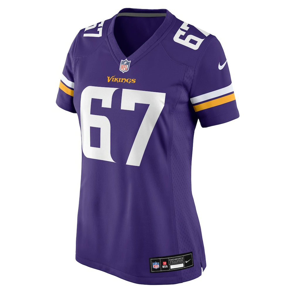 Justin Skule Minnesota Vikings Women's Team Game Jersey - Purple - Nike
