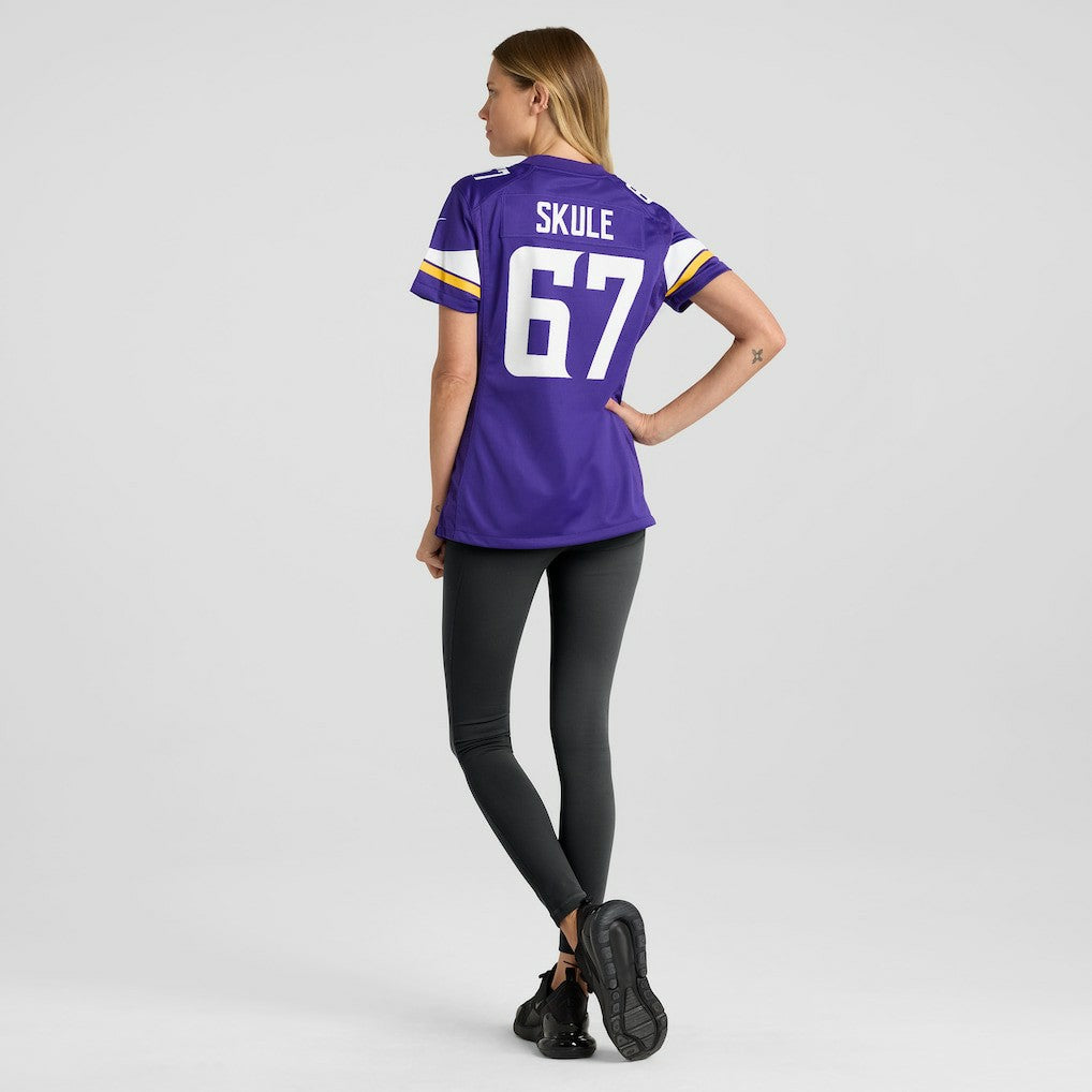 Justin Skule Minnesota Vikings Women's Team Game Jersey - Purple - Nike