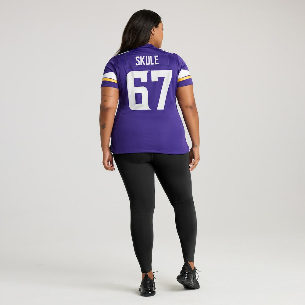 Justin Skule Minnesota Vikings Women's Team Game Jersey - Purple - Nike