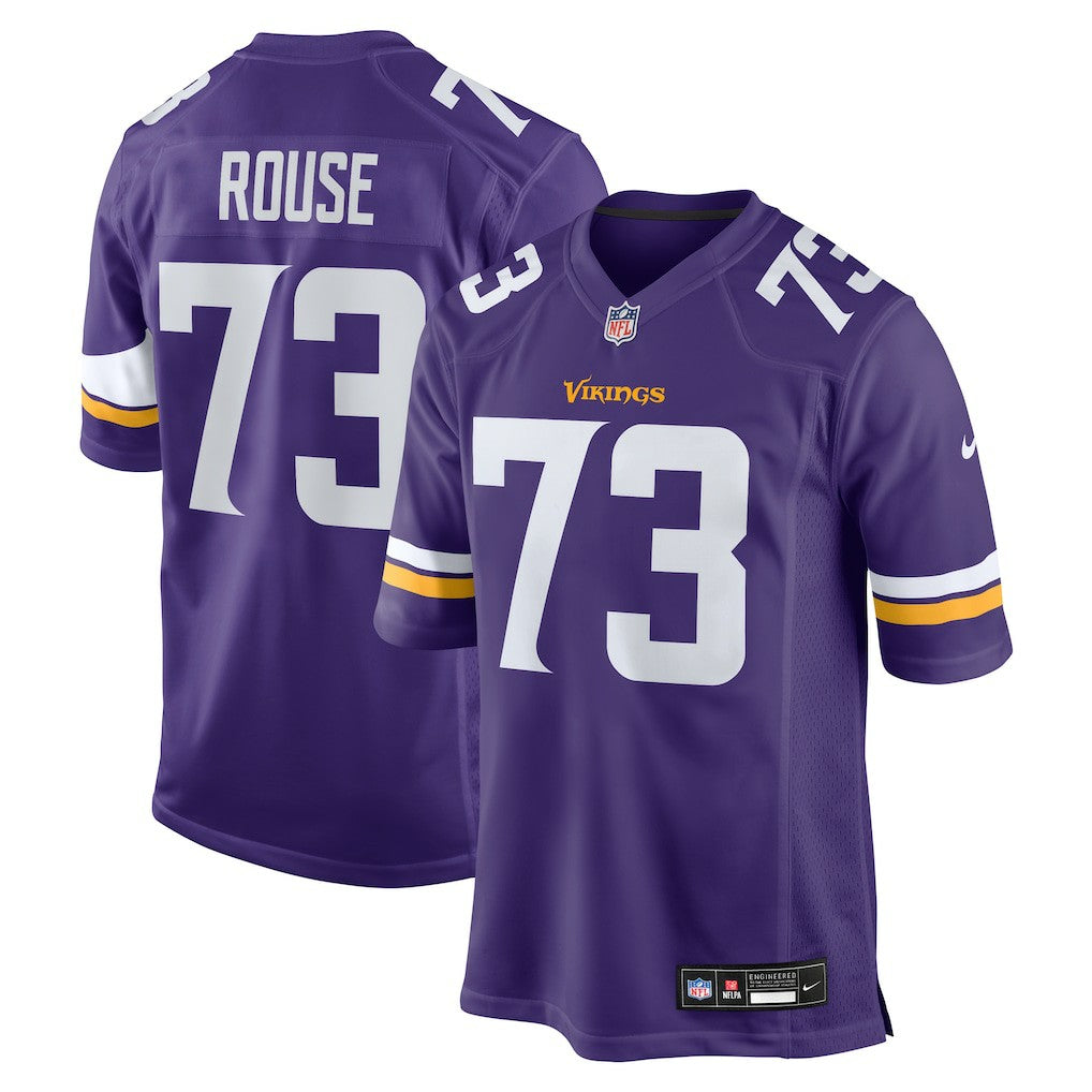 Walter Rouse Minnesota Vikings Team Game Jersey - Purple - Nike