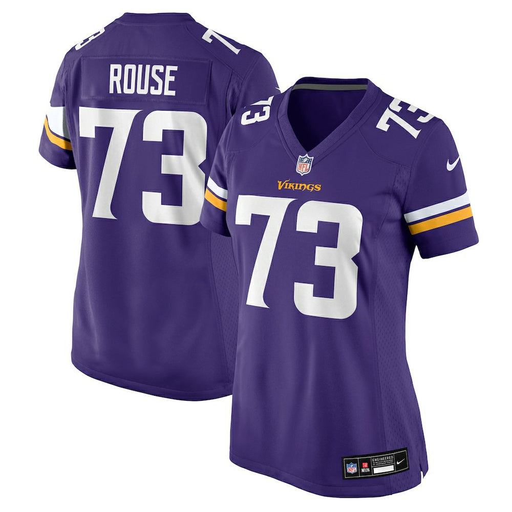 Walter Rouse Minnesota Vikings Women's Team Game Jersey - Purple - Nike