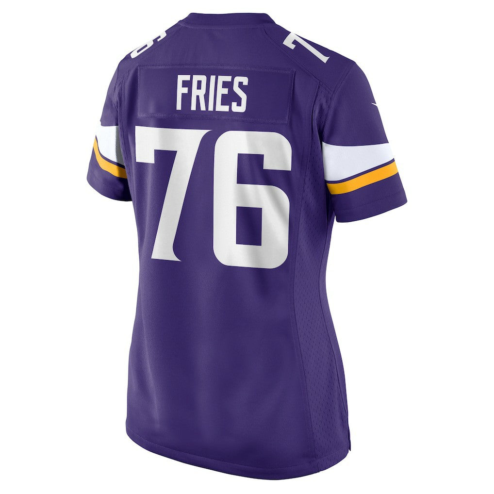 Will Fries Minnesota Vikings Women's Team Game Jersey - Purple - Nike