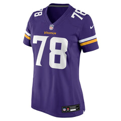 Ryan Kelly Minnesota Vikings Women's Team Game Jersey - Purple - Nike