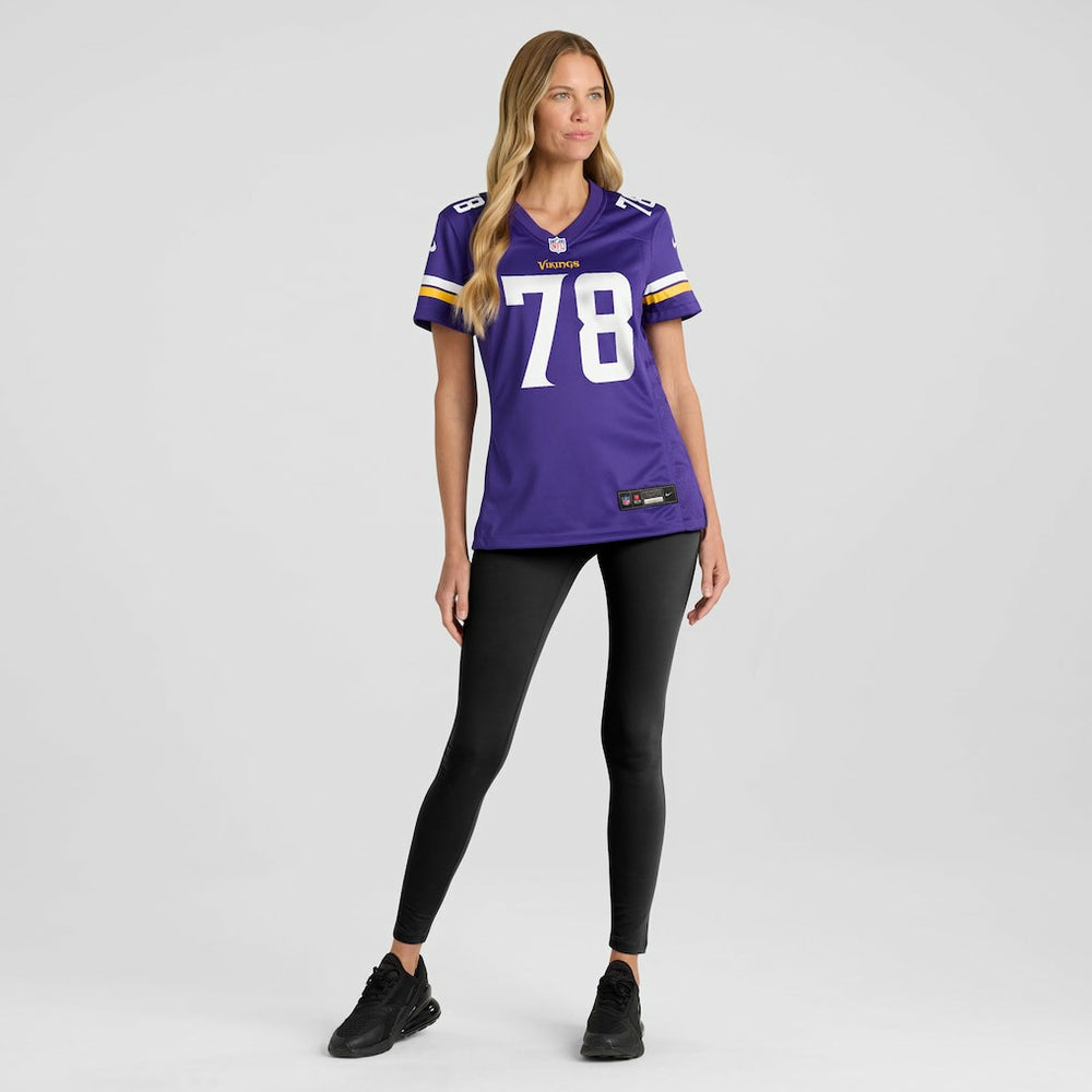Ryan Kelly Minnesota Vikings Women's Team Game Jersey - Purple - Nike