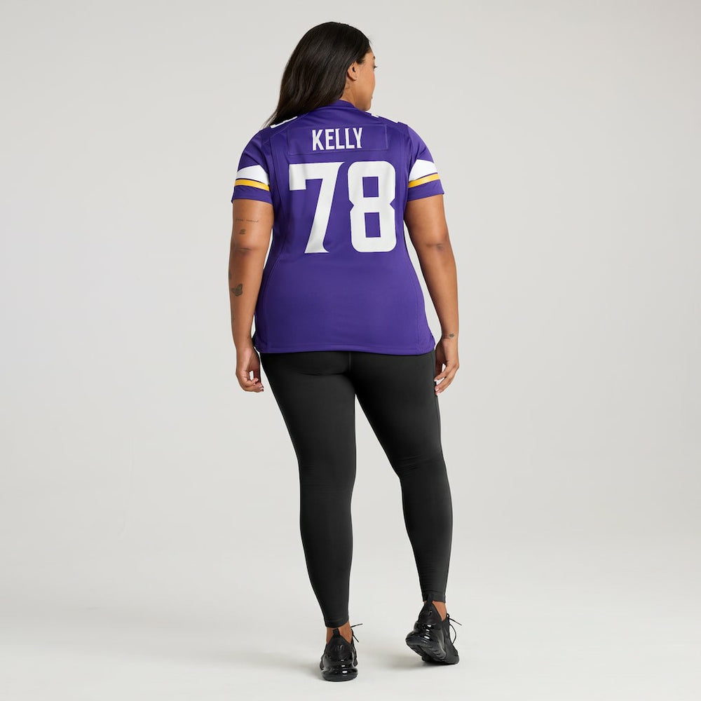 Ryan Kelly Minnesota Vikings Women's Team Game Jersey - Purple - Nike