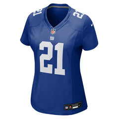 Paulson Adebo New York Giants Women's Team Game Jersey - Royal - Nike
