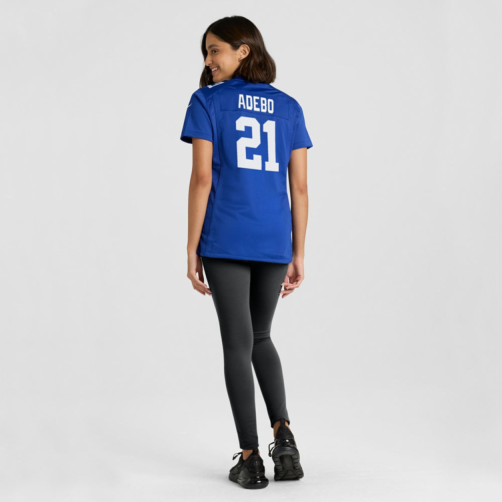 Paulson Adebo New York Giants Women's Team Game Jersey - Royal - Nike