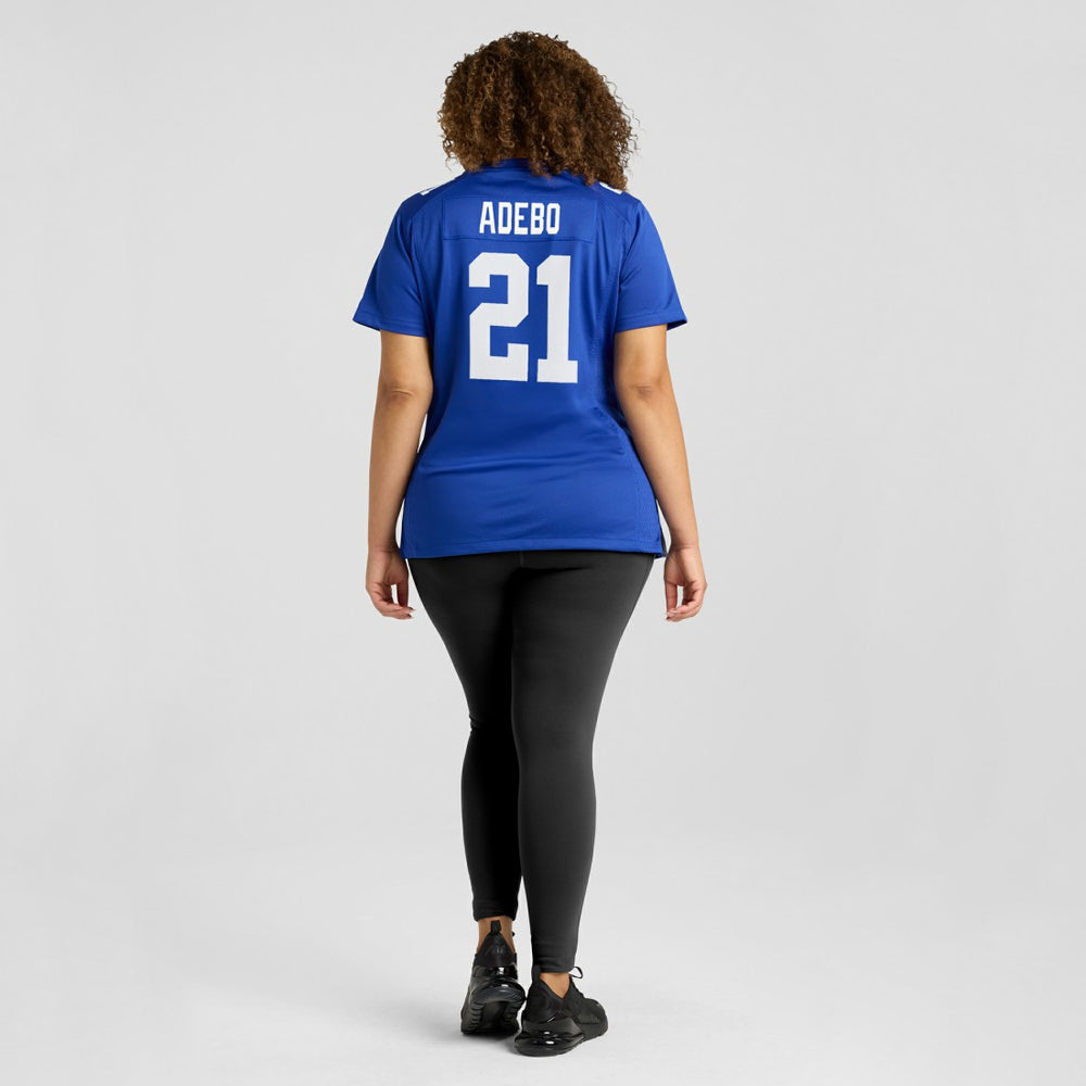 Paulson Adebo New York Giants Women's Team Game Jersey - Royal - Nike