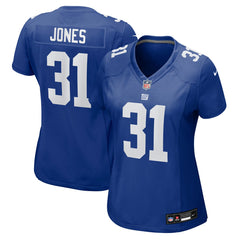 Nic Jones New York Giants Women's Team Game Jersey - Royal - Nike