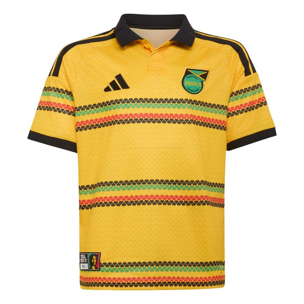 Adidas - Jamaica National Team Youth 2026 Replica Jersey - Yellow