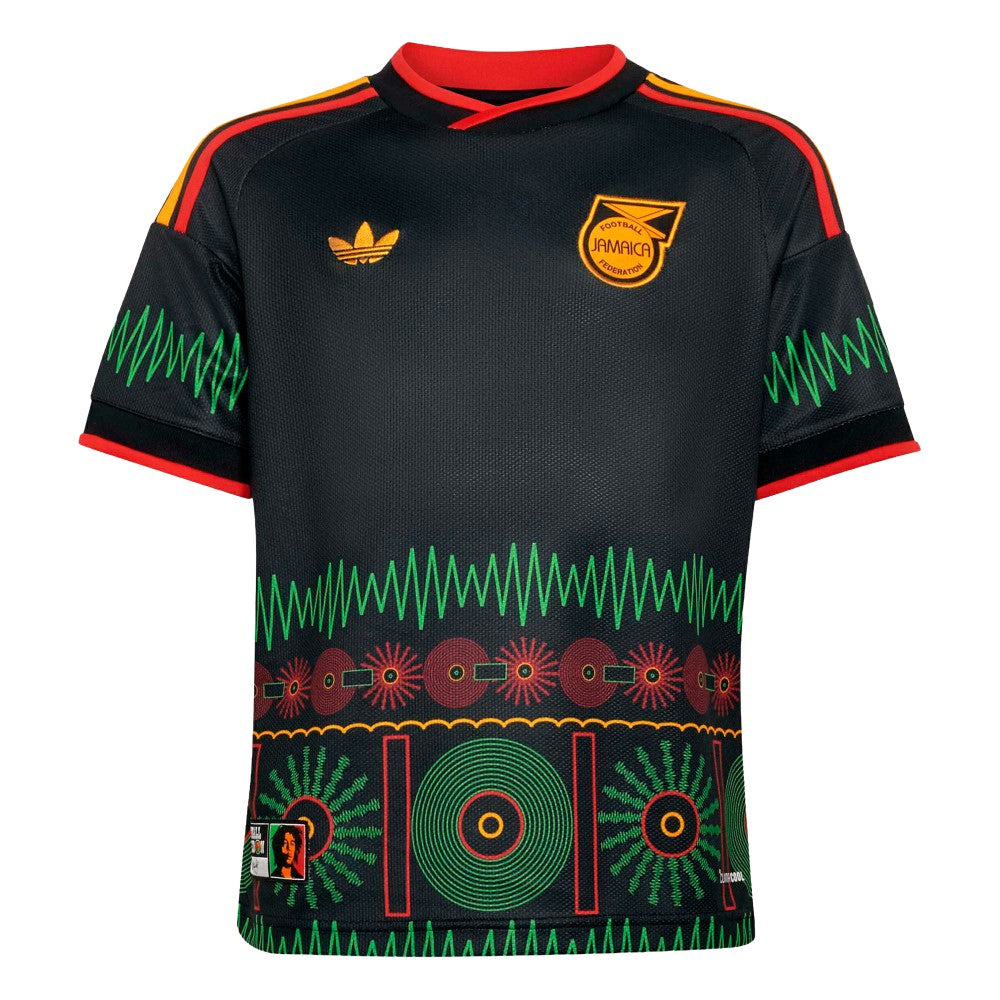 Adidas - Jamaica National Team Youth 2026 Replica Jersey - Black