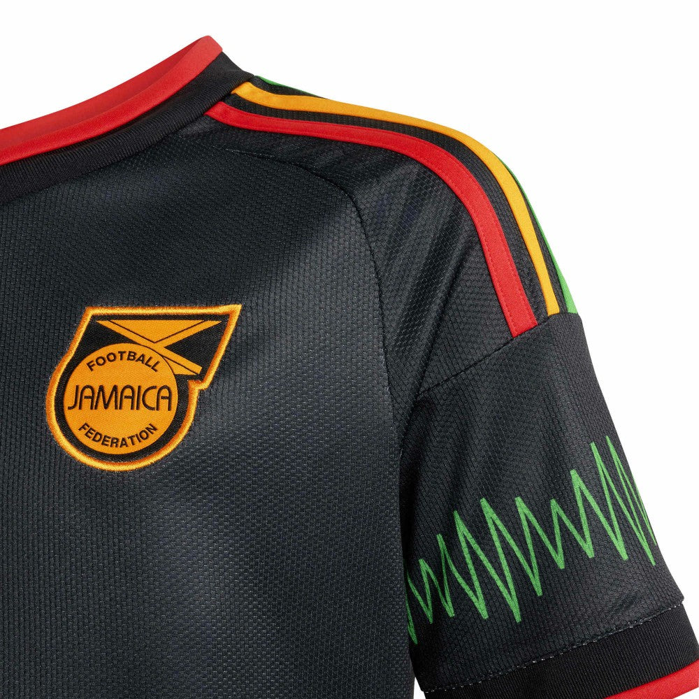 Adidas - Jamaica National Team Youth 2026 Replica Jersey - Black