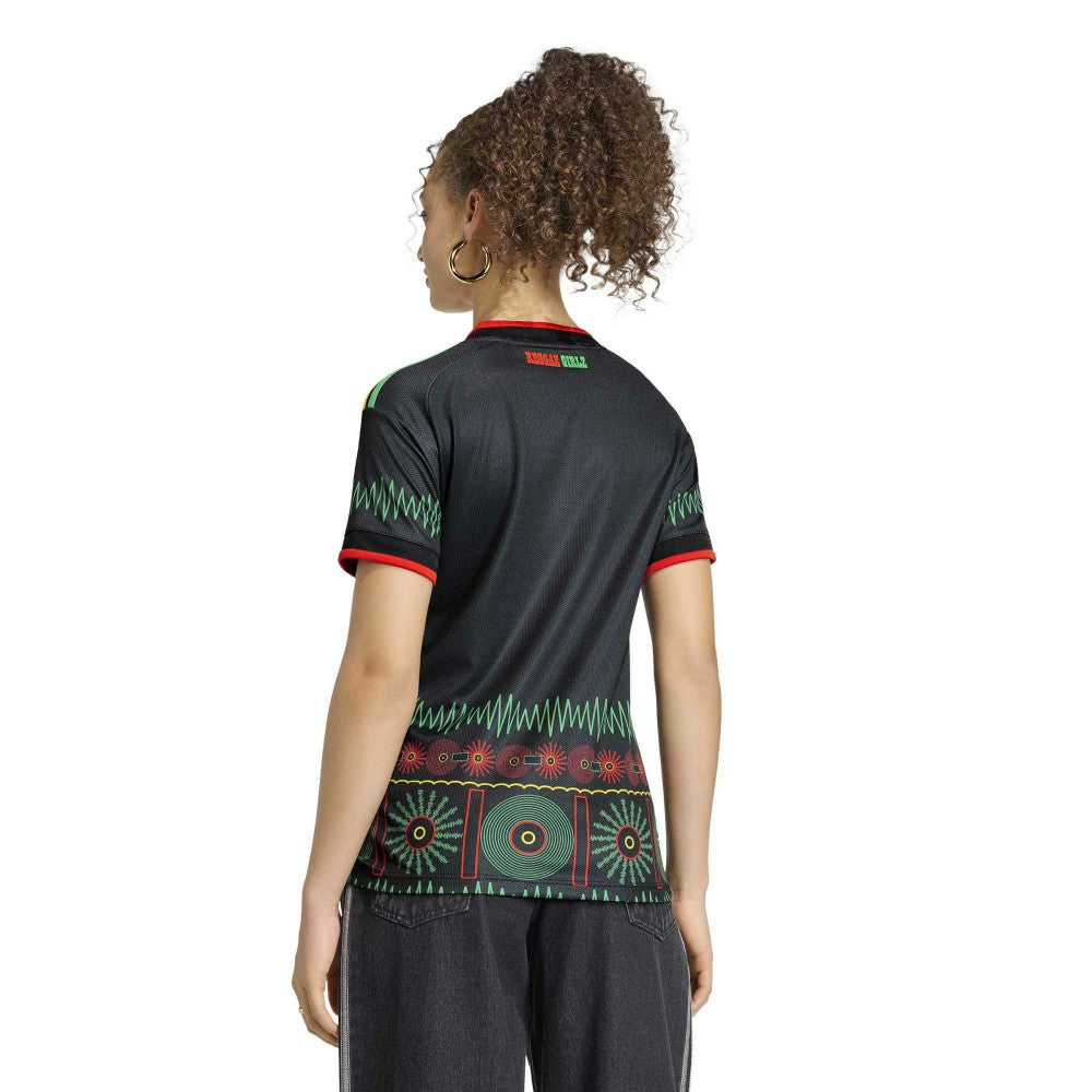 Adidas - Jamaica National Team Women's 2026 Away Replica Jersey - Black