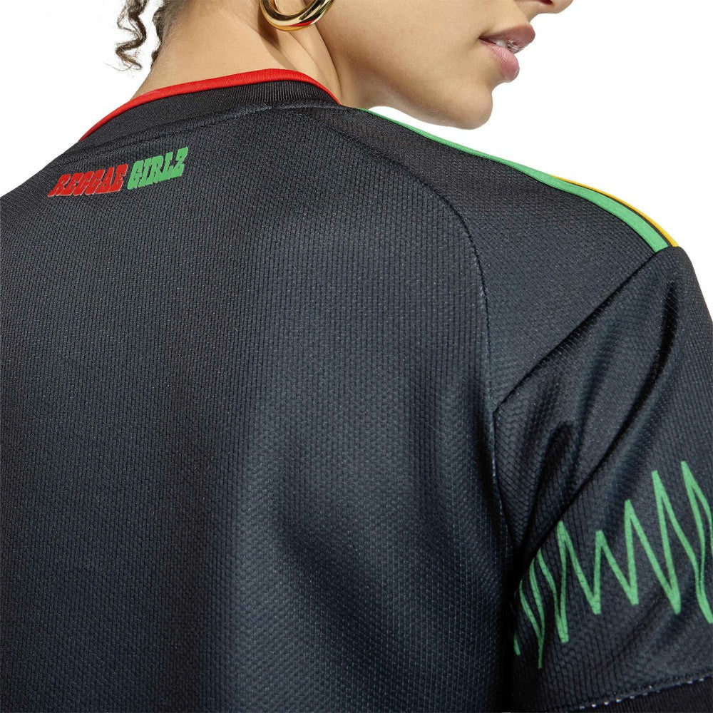 Adidas - Jamaica National Team Women's 2026 Away Replica Jersey - Black