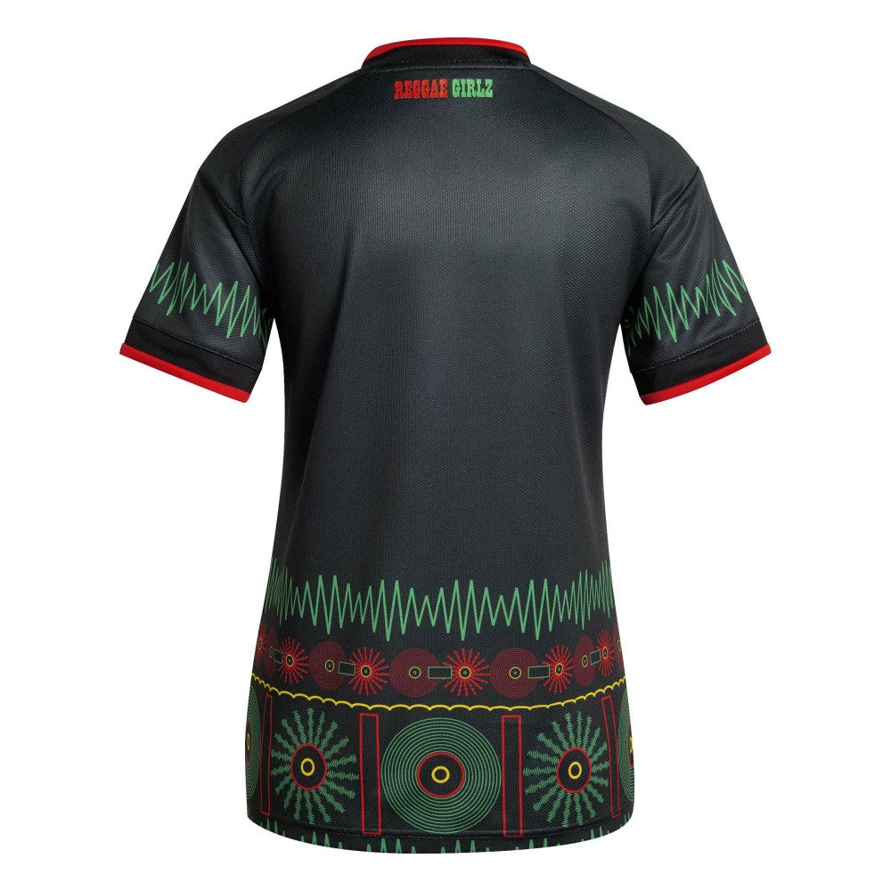 Adidas - Jamaica National Team Women's 2026 Away Replica Jersey - Black