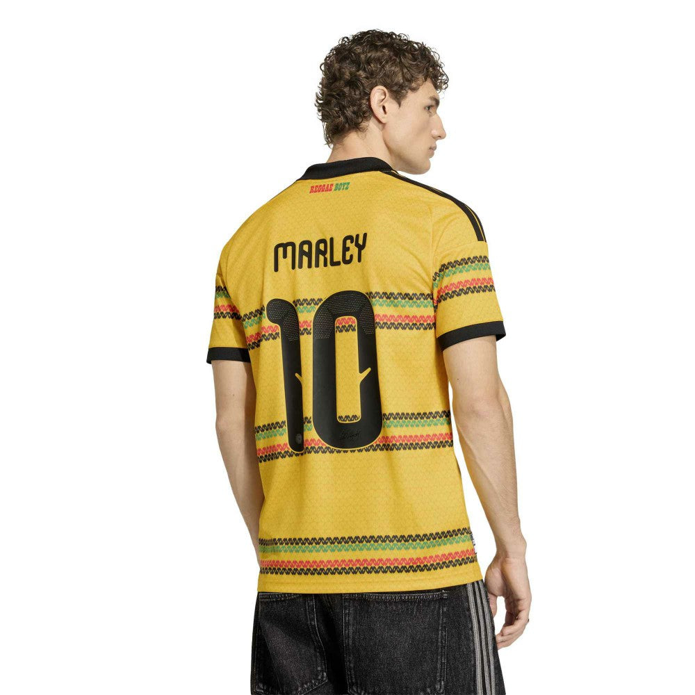 Adidas - Bob Marley Jamaica National Team 2026 Home Replica Jersey - Yellow