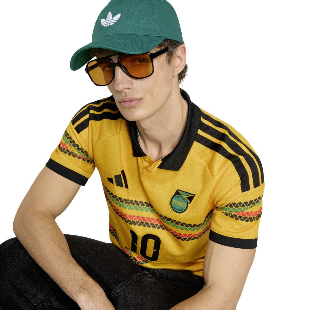 Adidas - Bob Marley Jamaica National Team 2026 Home Replica Jersey - Yellow