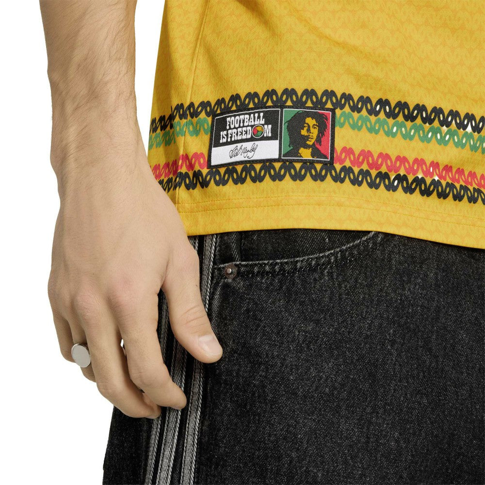 Adidas - Bob Marley Jamaica National Team 2026 Home Replica Jersey - Yellow