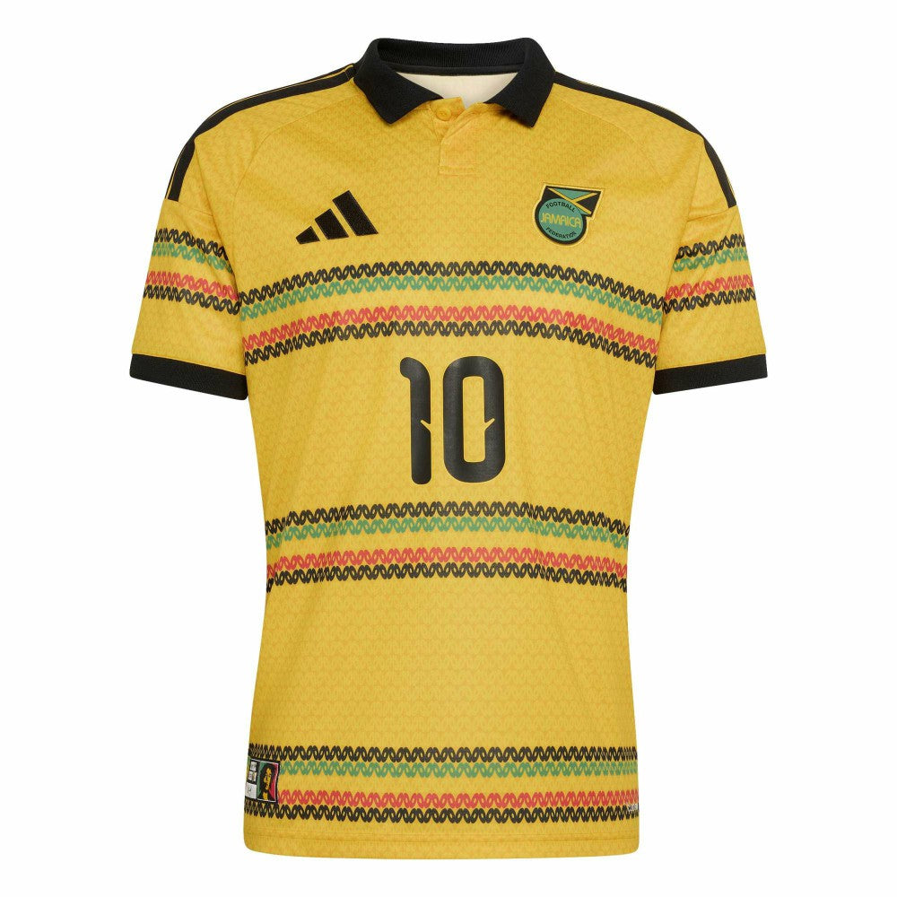 Adidas - Bob Marley Jamaica National Team 2026 Home Replica Jersey - Yellow