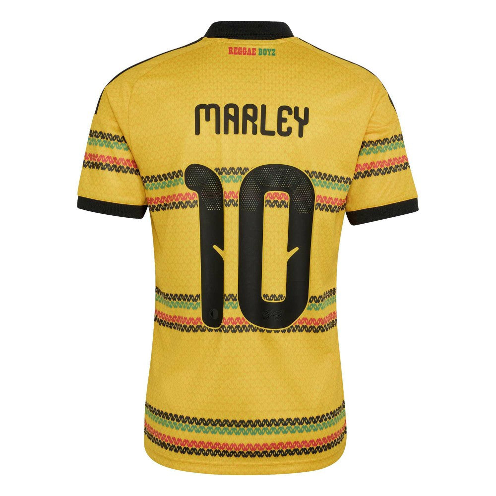 Adidas - Bob Marley Jamaica National Team 2026 Home Replica Jersey - Yellow