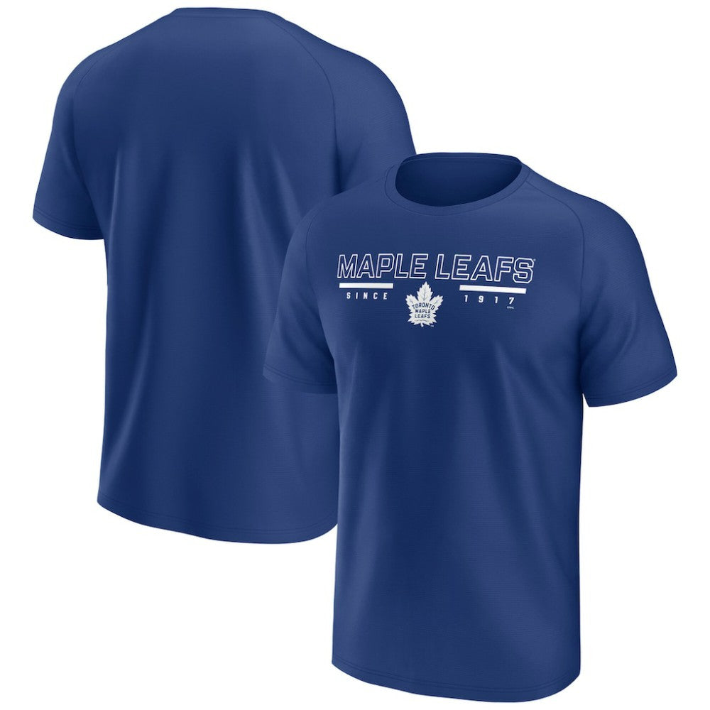 Toronto Maple Leafs Fanatics Established Raglan T-Shirt - Blue | Fanatics sale