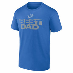 Detroit Lions Greatest Dad T-Shirt - Blue - NFL