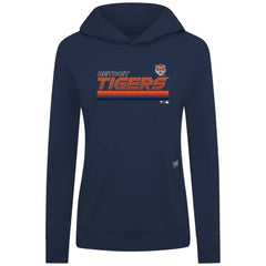 Detroit Tigers Levelwear Women's Relay Breaker Pullover Hoodie Sale