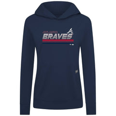 Atlanta Braves Levelwear Women's Relay Breaker Pullover Hoodie for sale