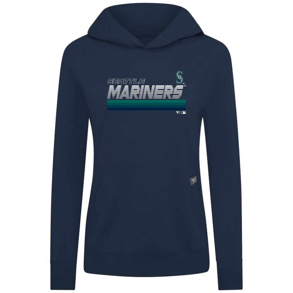 Seattle Mariners Levelwear Women's Relay Breaker Pullover Hoodie Outlet