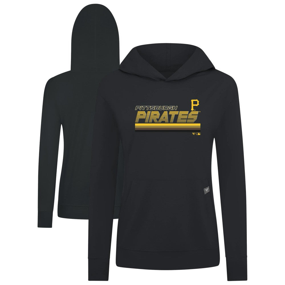 Pittsburgh Pirates Levelwear Women's Relay Breaker Pullover Hoodie Outlet