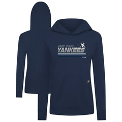 New York Yankees Levelwear Women's Relay Breaker Pullover Hoodie Outlet