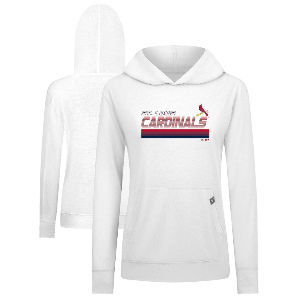 St. Louis Cardinals Levelwear Women's Relay Breaker Pullover Hoodie Outlet