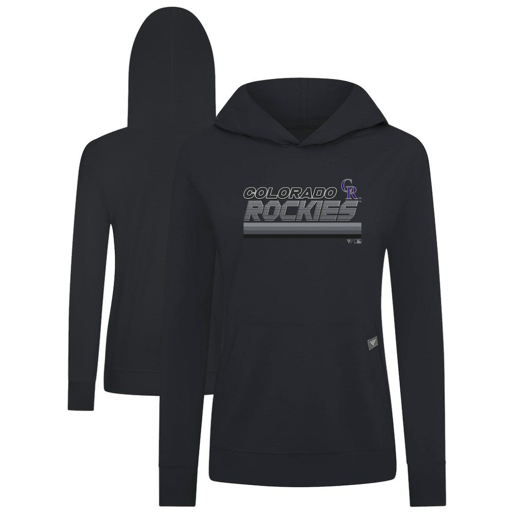 Colorado Rockies Levelwear Women's Relay Breaker Pullover Hoodie Outlet