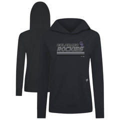 Colorado Rockies Levelwear Women's Relay Breaker Pullover Hoodie Outlet