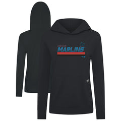 Miami Marlins Levelwear Women's Relay Breaker Pullover Hoodie Outlet