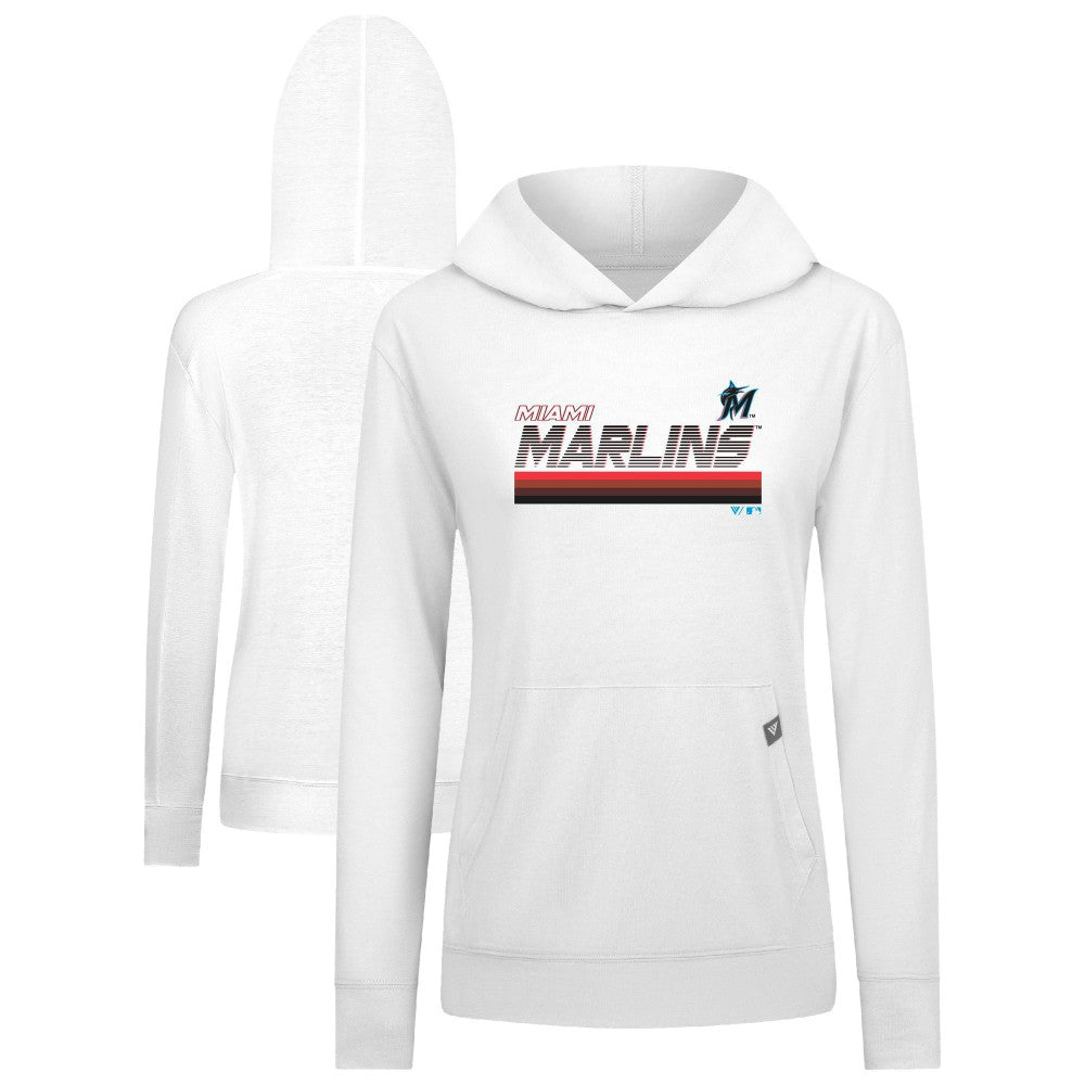 Miami Marlins Levelwear Women's Relay Breaker Pullover Hoodie Online