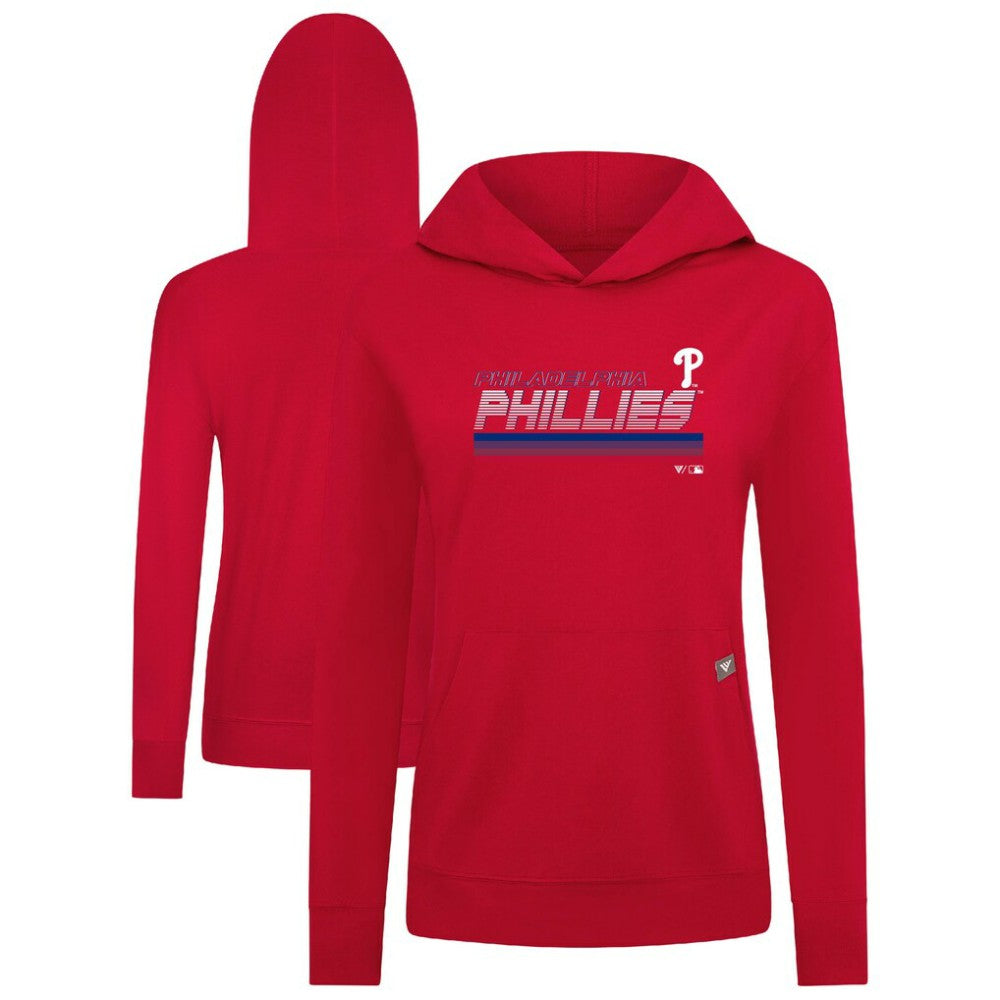 Philadelphia Phillies Levelwear Women's Relay Breaker Pullover Hoodie Near Me