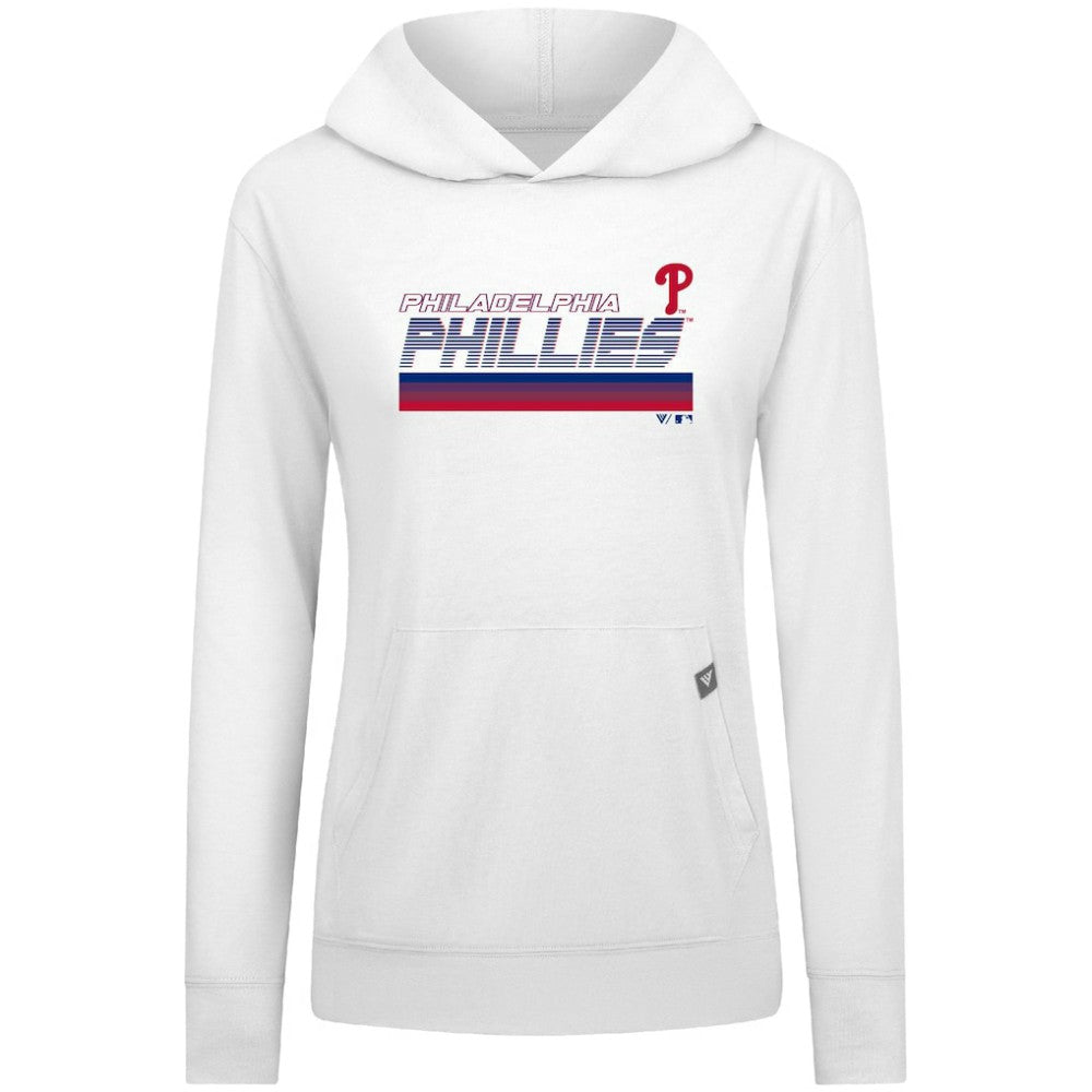 Philadelphia Phillies Levelwear Women's Relay Breaker Pullover Hoodie Online