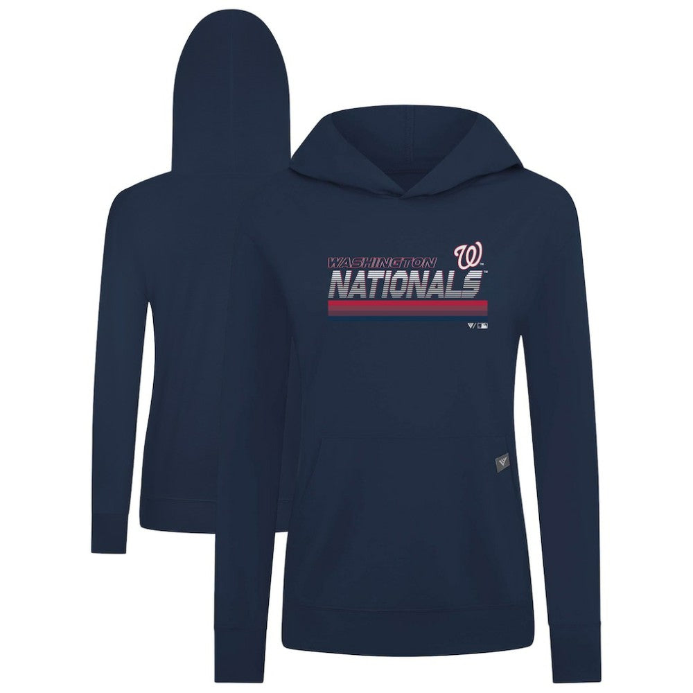 Washington Nationals Levelwear Women's Relay Breaker Pullover Hoodie Outlet