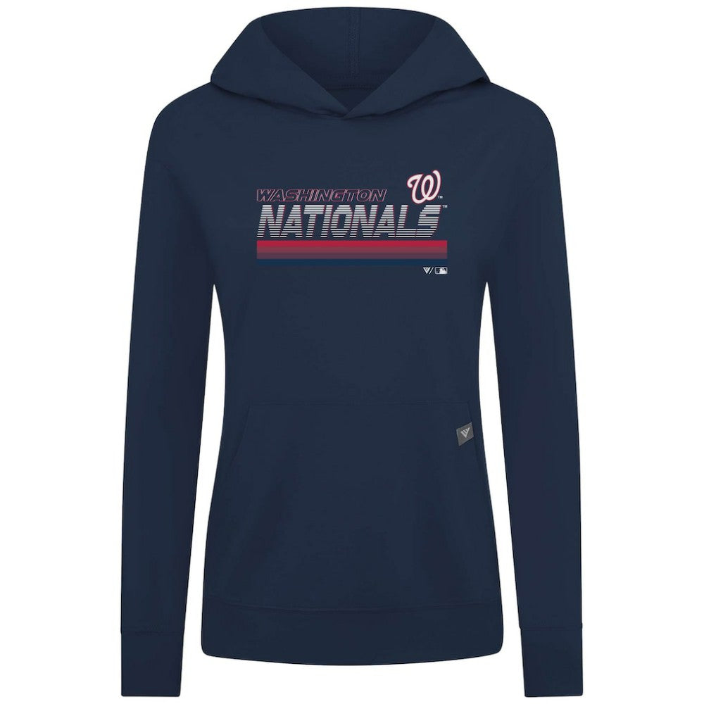 Washington Nationals Levelwear Women's Relay Breaker Pullover Hoodie Outlet