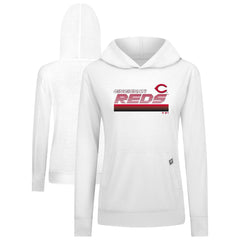 Cincinnati Reds Levelwear Women's Relay Breaker Pullover Hoodie Outlet