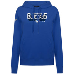Toronto Blue Jays Levelwear Women's Adorn Retro 3D Pullover Hoodie Discount
