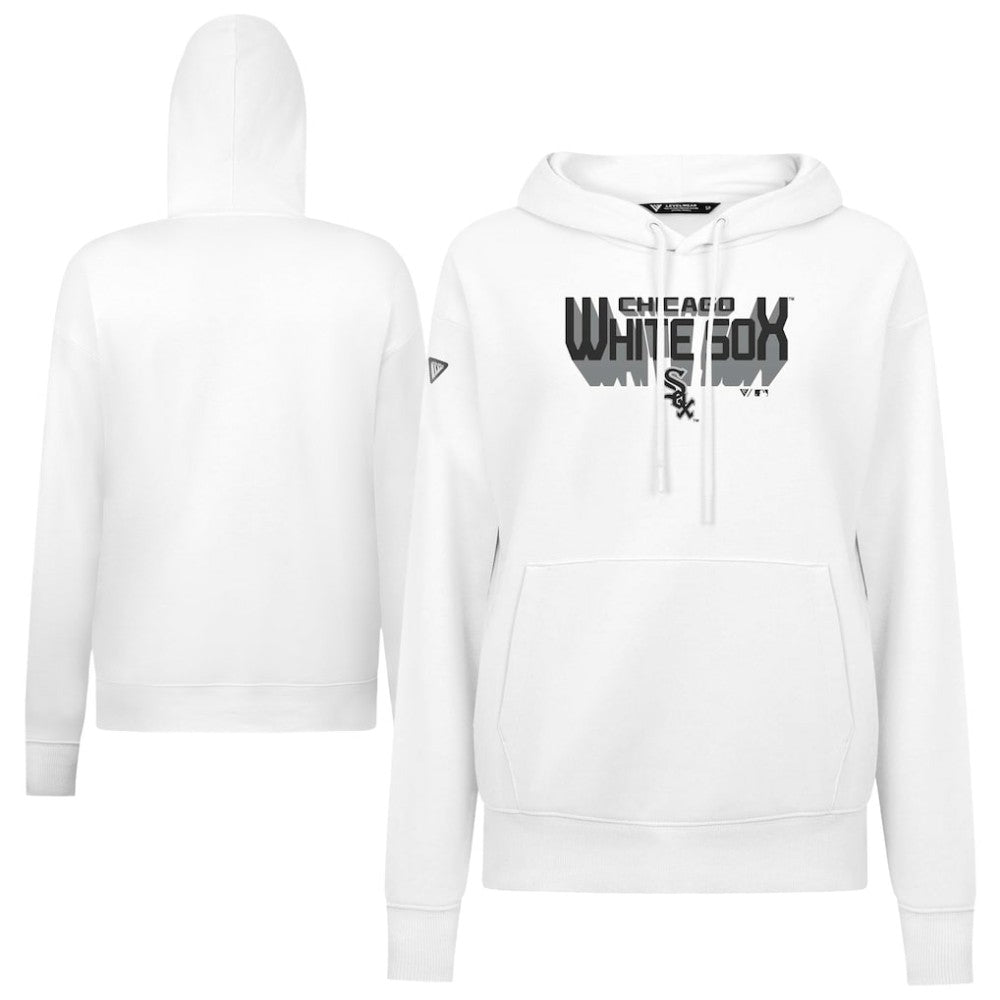 Chicago White Sox Levelwear Women's Adorn Retro 3D Pullover Hoodie Discount