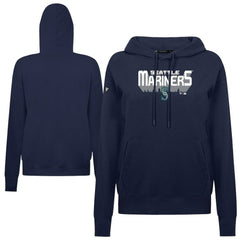 Seattle Mariners Levelwear Women's Adorn Retro 3D Pullover Hoodie Discount
